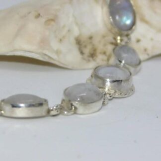 Pulsera Santorini con Piedra Luna