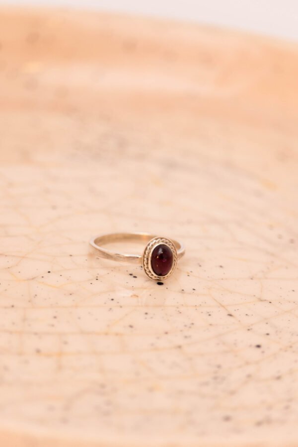 Anillo Estambul con Granate - Image 3