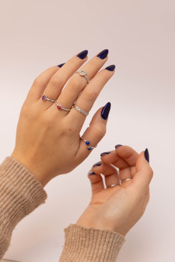 Anillo Sicilia con Piedra Luna - Image 4