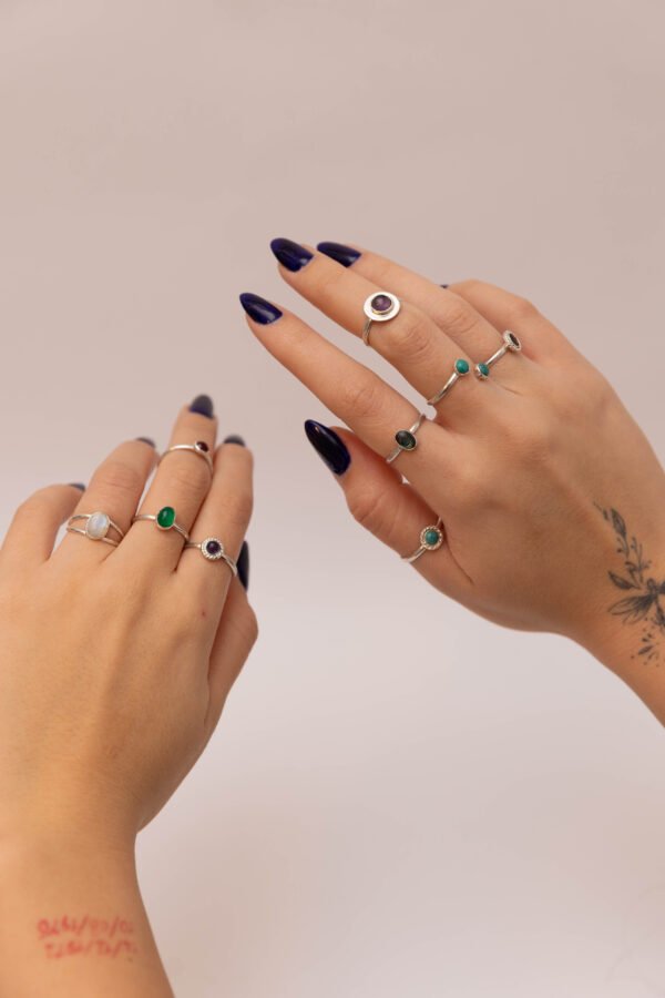 Anillo Asia con Piedra Luna - Image 2