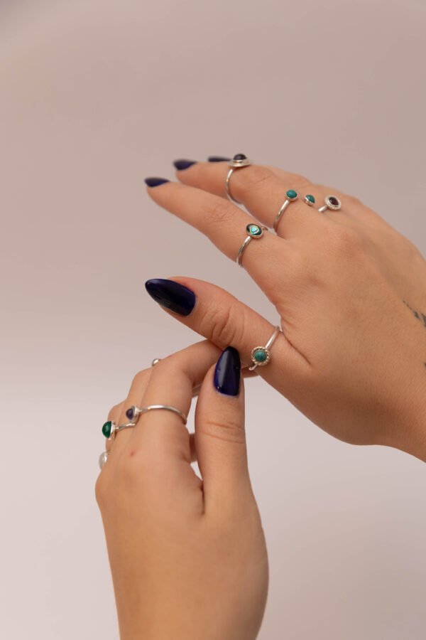 Anillo Sicilia con Turquesa - Image 4