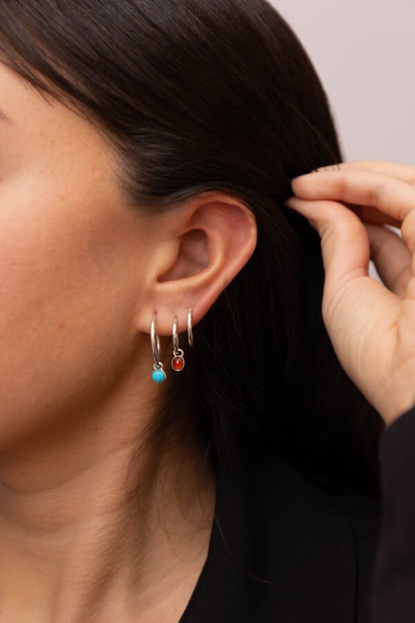 Aros India con Turquesa - Image 2