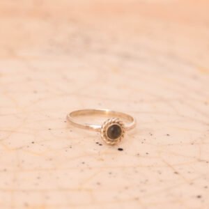 Anillo Sicilia con Labradorita