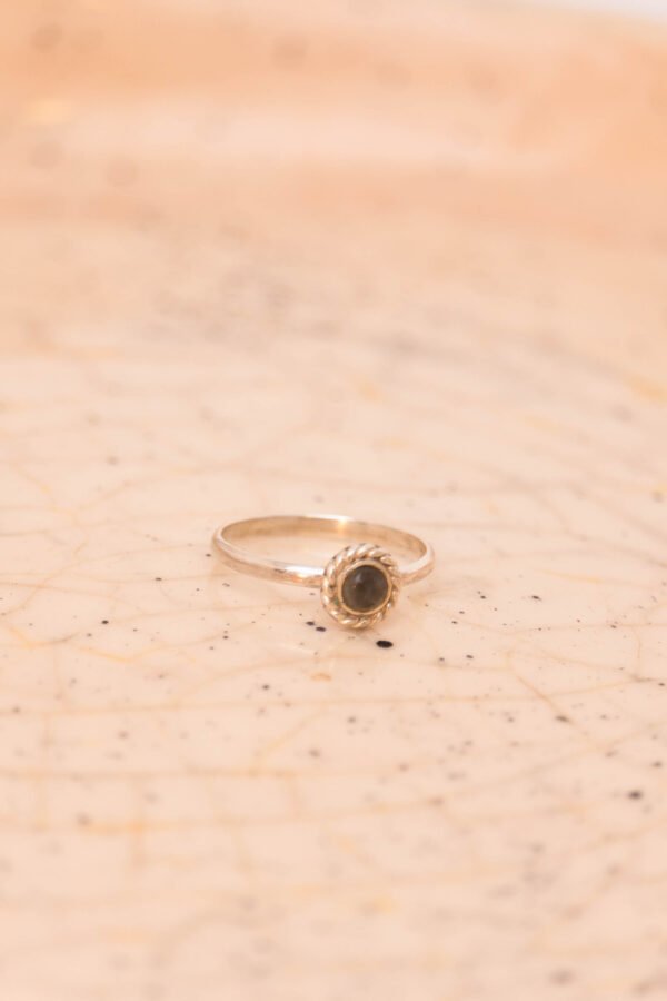 Anillo Sicilia con Labradorita