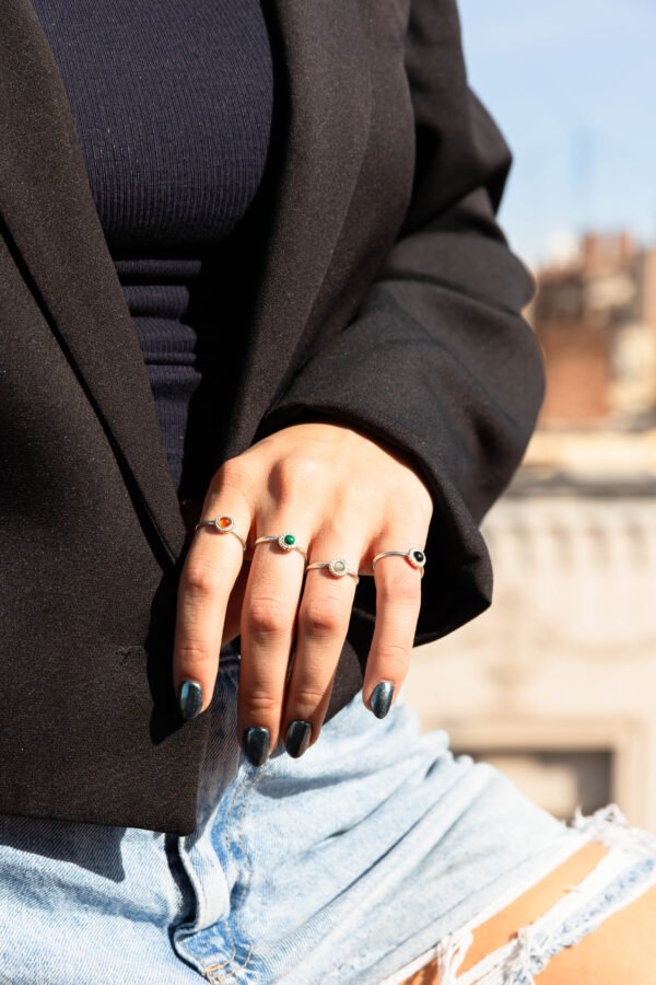 Anillo Sicilia con Turquesa - Image 5