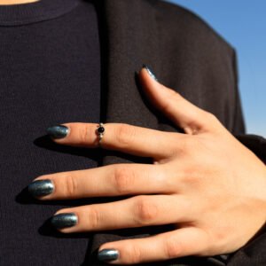 Anillo Mombasa con Onix Negro