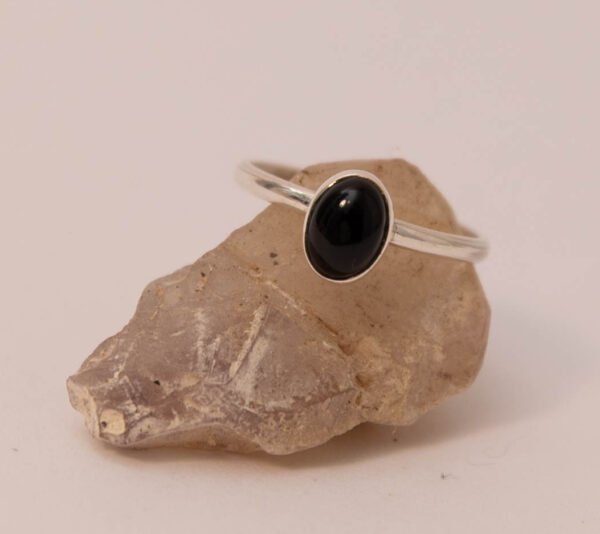 Anillo Africa con Onix Negro