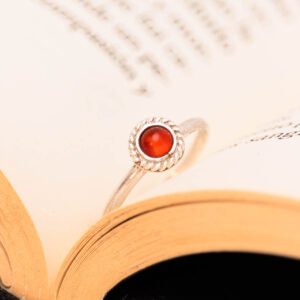 Anillo Sicilia con Cornalina
