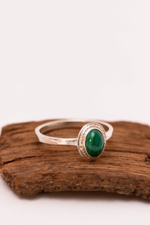 Anillo Estambul con Malaquita - Image 3