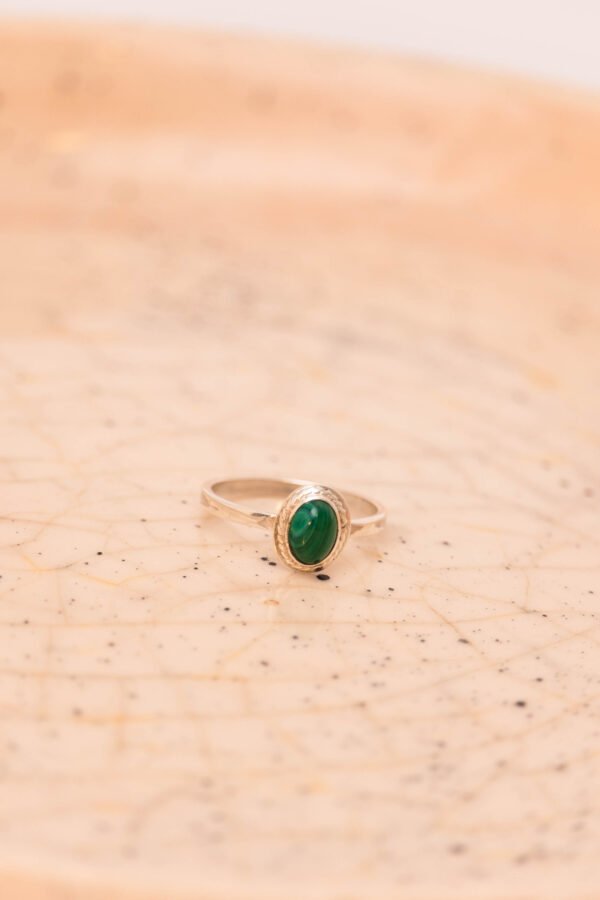Anillo Estambul con Malaquita - Image 2
