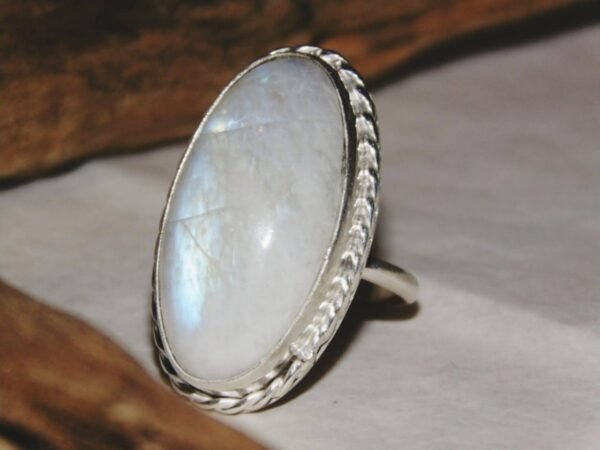 Anillo Roma con Piedra Luna
