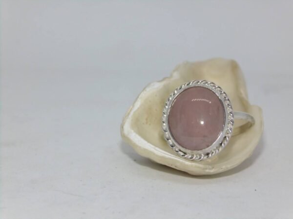 Anillo Roma con Cuarzo Rosa