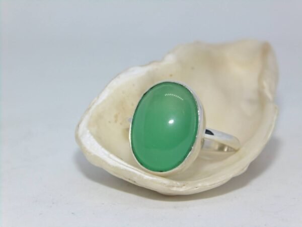 Anillo Berlin con Agata Verde