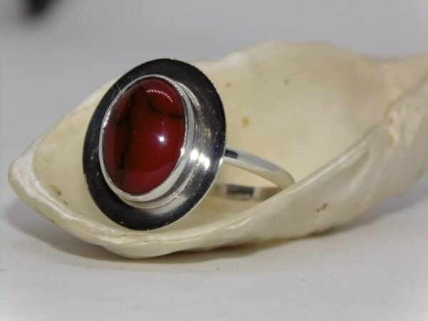 Anillo Tokyo con Jaspe Rojo - Image 2