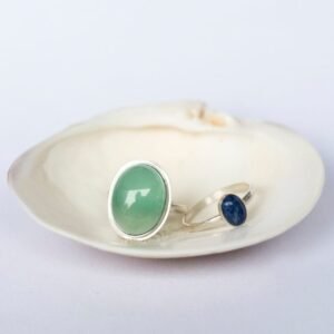 Anillo Tokyo con Agata Verde