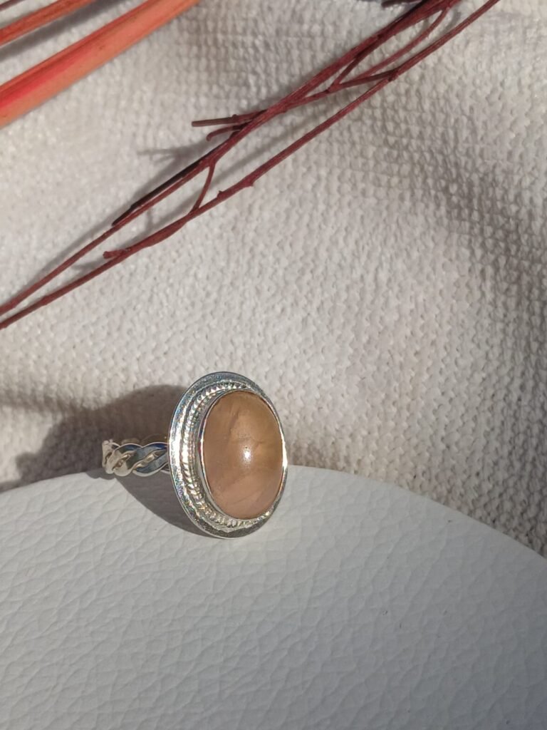 Anillo Toronto con Cuarzo Rosa