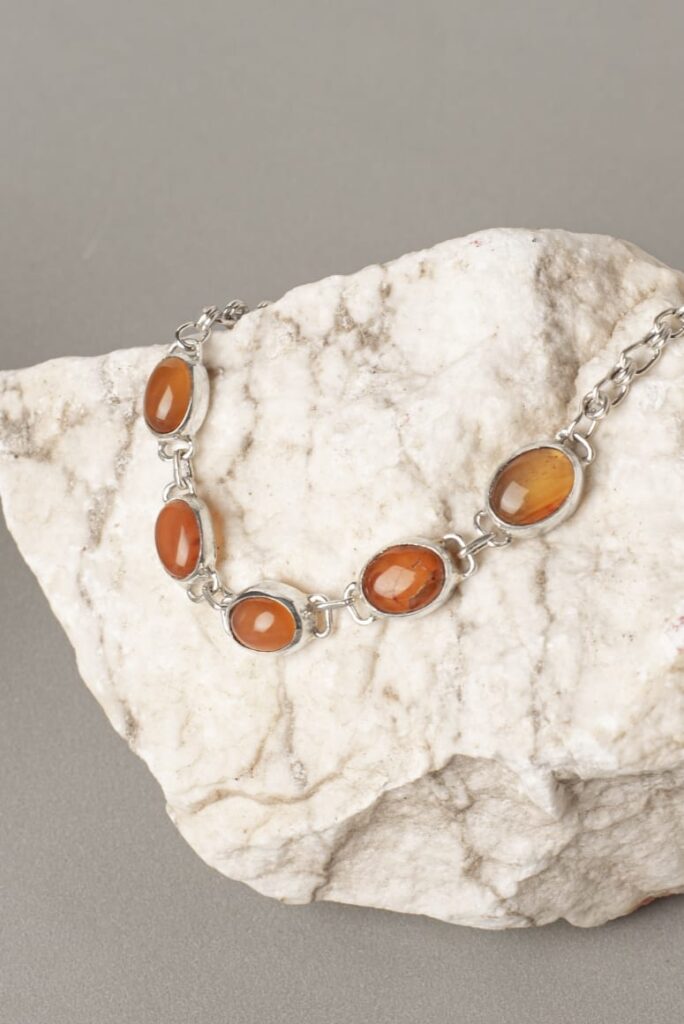 Pulsera Bali con Cornalina