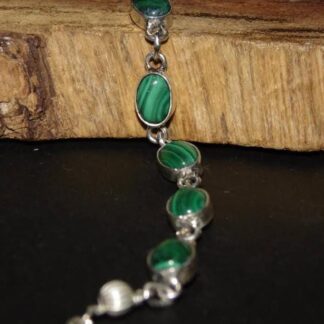 Pulsera Bali con Malaquita