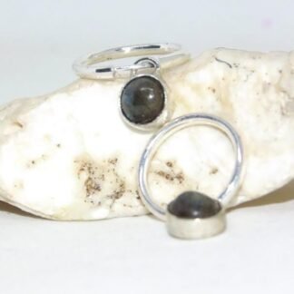 Aros India con Labradorita