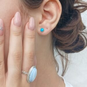Anillo Toronto con Larimar