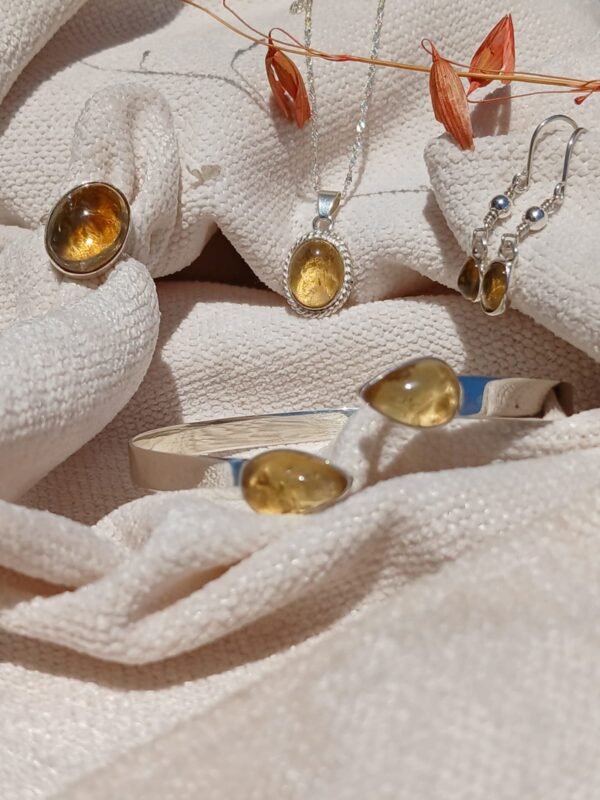 Aros Sahara con citrino - Image 2