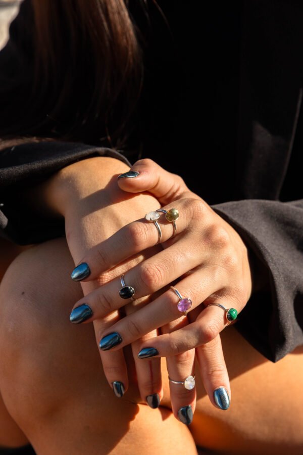 Anillo Grecia con Onix negro - Image 4
