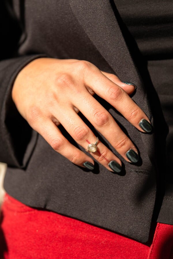 Anillo Estambul con Piedra Luna