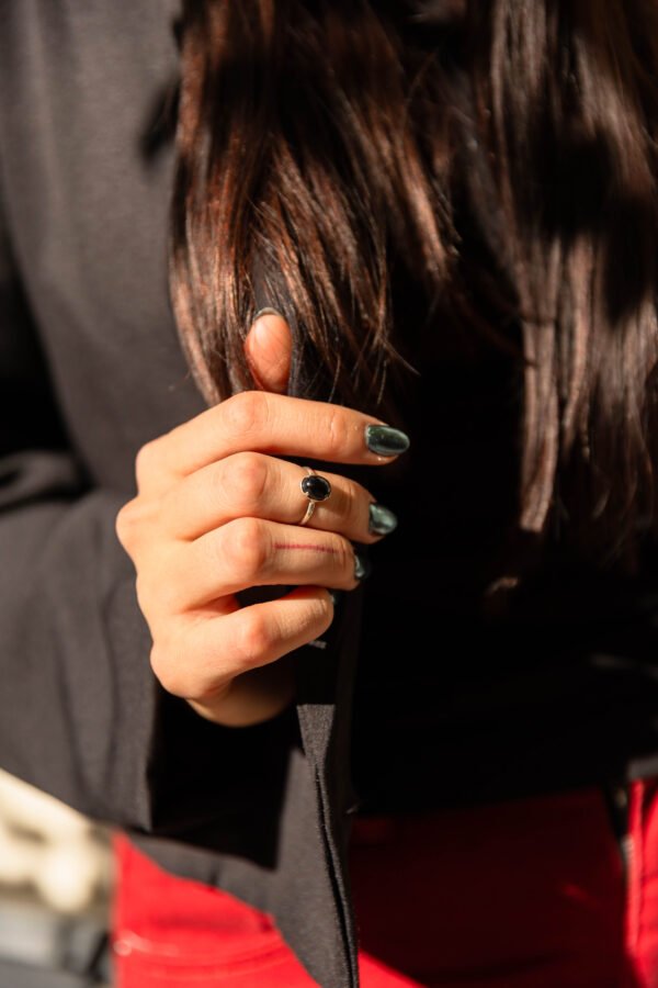 Anillo Grecia con Onix negro